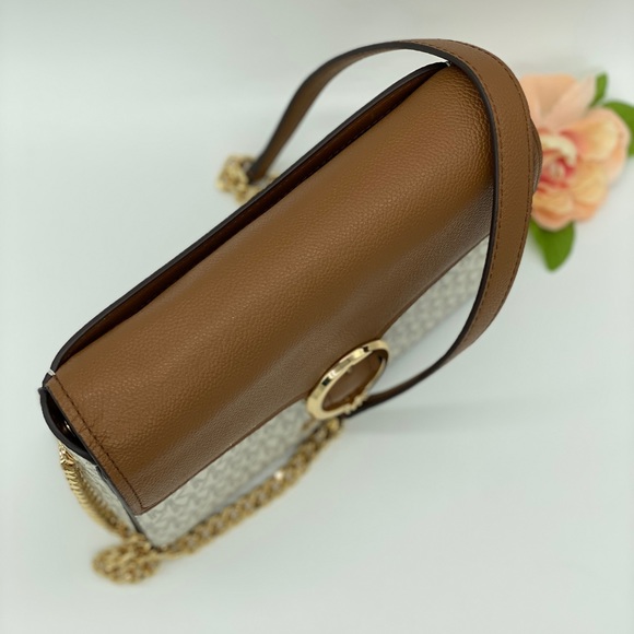 MICHAEL KORS WANDA MEDIUM SHOULDER CROSSBODY VANIL - Picture 13 of 16